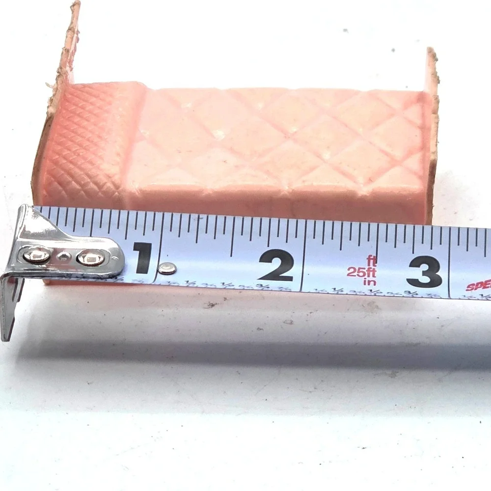 VINTAGE  Marx Dollhouse Pink Bed 1940's 50's